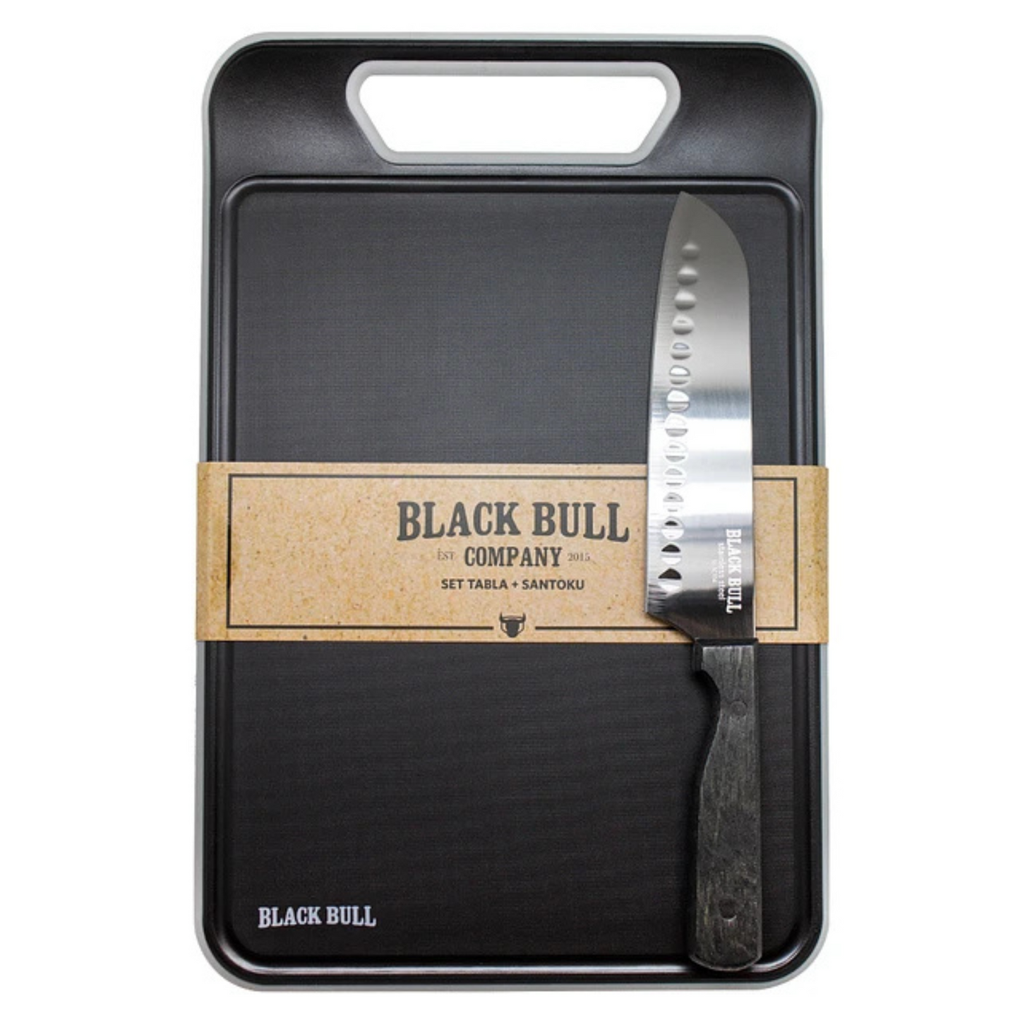 SET TABLA + SANTOKU BLACK BULL