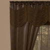 SET DE CORTINAS PARA VENTANAS ACHIME HALLEY 142 CM X 213CM CHOCOLATE