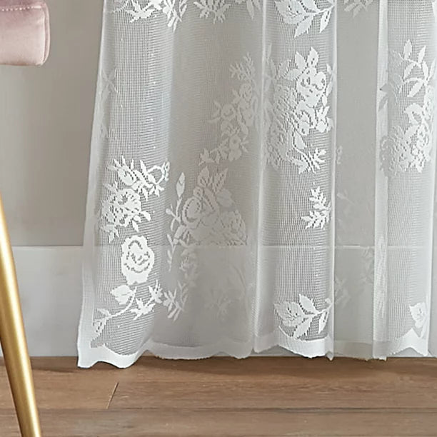 SET DE 2 VISILLOS SIBELLA BY CURTAINWORKS BLANCO 102 CM X 213 CM